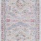 VAR Tapis Vintage - Tapis Persan, Salon, Chambre, Salle à Manger - Tapis Traditionnel Oriental, Poils Courts, Doux - Multicolore, Gris