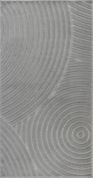 DOANLD Tapis Scandinave Intérieur, Extérieur - Tapis Moderne, Salon, Chambre, Terrasse, Balcon - Tapis Bohème, Poils Courts, Doux - Gris