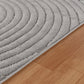 DOANLD Tapis Scandinave Intérieur, Extérieur - Tapis Moderne, Salon, Chambre, Terrasse, Balcon - Tapis Bohème, Poils Courts, Doux - Gris