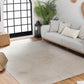 DOANLD Tapis Scandinave Intérieur, Extérieur - Tapis Moderne, Salon, Chambre, Terrasse, Balcon - Tapis Bohème, Poils Doux - Beige