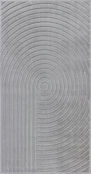 DEKOTA Tapis Scandinave Intérieur, Extérieur - Tapis Moderne, Salon, Chambre, Terrasse, Balcon - Tapis Bohème, Poils Courts, Doux - Gris