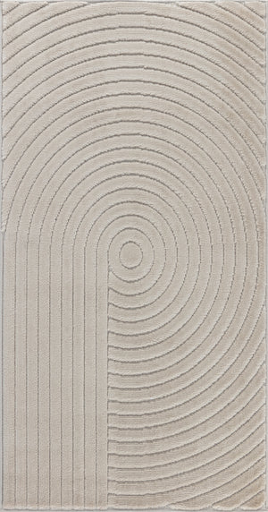 DEKOTA Tapis Scandinave Intérieur, Extérieur - Tapis Moderne, Salon, Chambre, Terrasse, Balcon - Tapis Bohème, Poils Doux - Beige