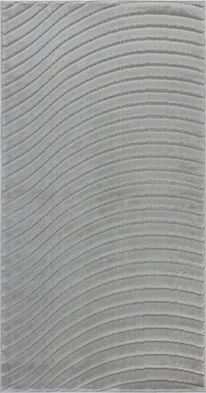 FEDRICK Tapis Scandinave Intérieur, Extérieur - Tapis Moderne, Salon, Chambre, Terrasse, Balcon - Tapis Bohème, Poils Doux - Gris