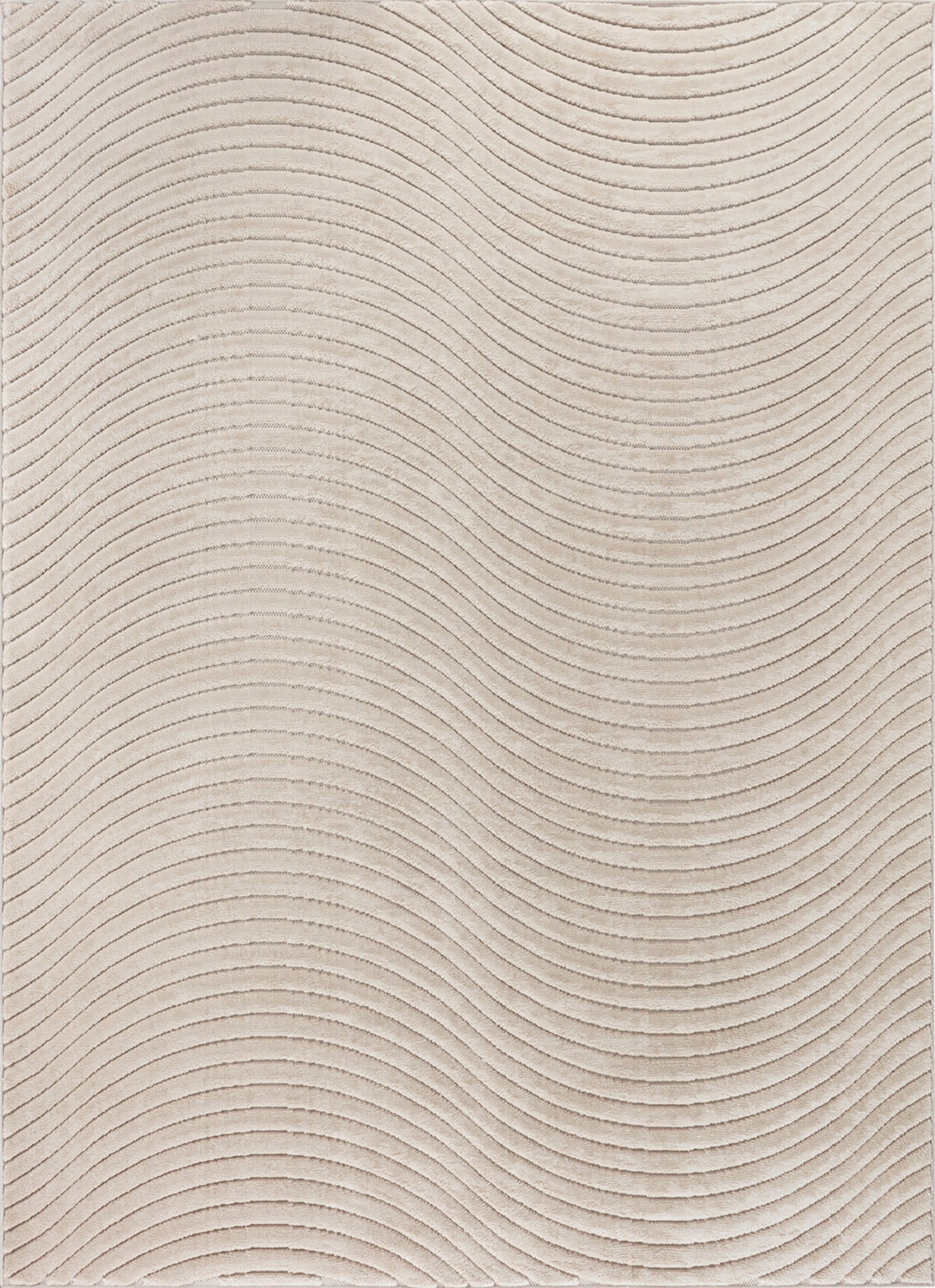 FEDRICK Tapis Scandinave Intérieur, Extérieur - Tapis Moderne, Salon, Chambre, Terrasse, Balcon - Tapis Bohème, Poils Doux - Beige