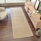 FEDRICK Tapis Scandinave Intérieur, Extérieur - Tapis Moderne, Salon, Chambre, Terrasse, Balcon - Tapis Bohème, Poils Doux - Beige