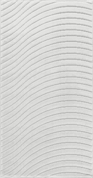 FEDRICK Tapis Scandinave Intérieur, Extérieur - Tapis Moderne, Salon, Chambre, Terrasse, Balcon - Tapis Bohème, Poils Doux - Blanc