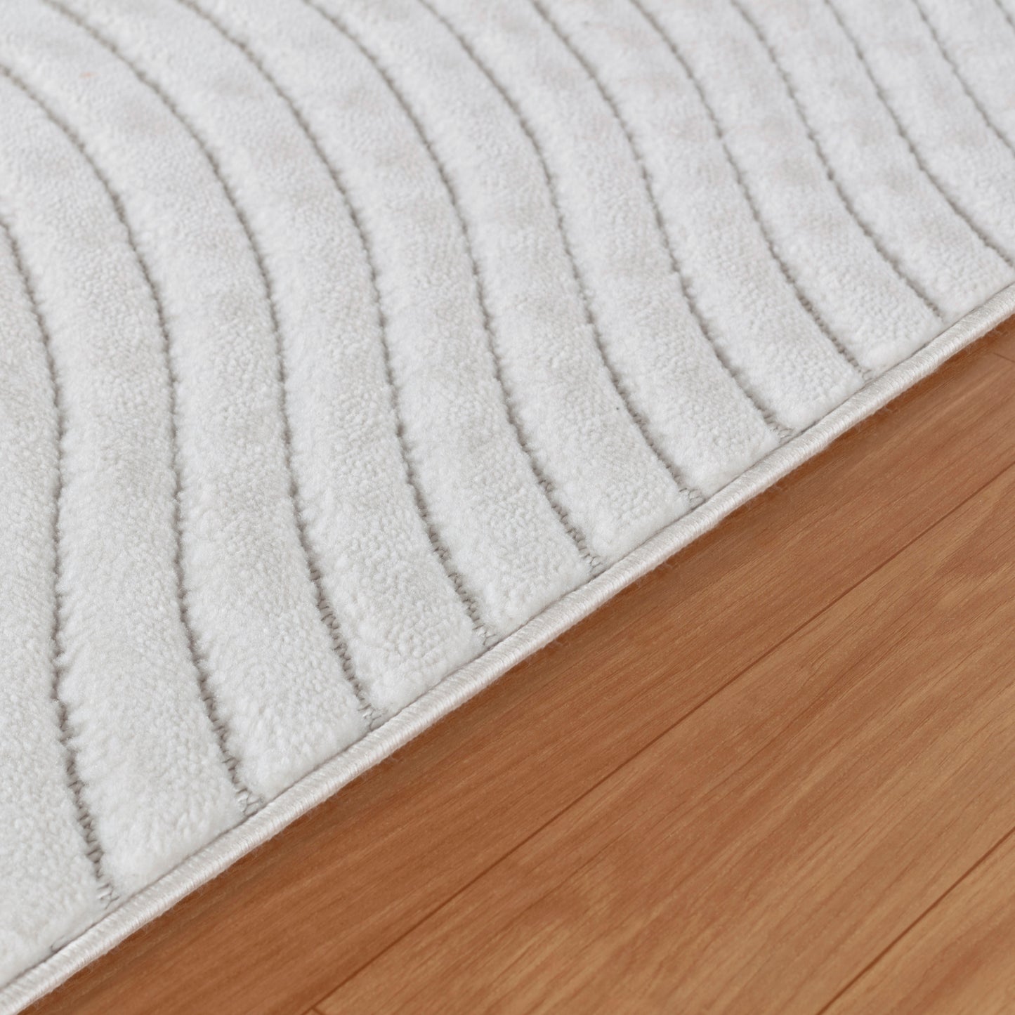 FEDRICK Tapis Scandinave Intérieur, Extérieur - Tapis Moderne, Salon, Chambre, Terrasse, Balcon - Tapis Bohème, Poils Doux - Blanc