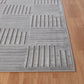 SHIAN Tapis Scandinave Intérieur, Extérieur - Tapis Moderne, Salon, Chambre, Terrasse, Balcon - Tapis Bohème, Poils Courts, Doux - Gris