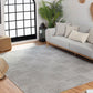 SHIAN Tapis Scandinave Intérieur, Extérieur - Tapis Moderne, Salon, Chambre, Terrasse, Balcon - Tapis Bohème, Poils Courts, Doux - Gris