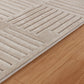 SHIAN Tapis Scandinave Intérieur, Extérieur - Tapis Moderne, Salon, Chambre, Terrasse, Balcon - Tapis Bohème, Poils Courts, Doux - Beige