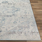 ISERE Tapis Vintage - Tapis Persan, Salon, Chambre - Tapis Traditionnel Oriental, Poils Courts, Doux, Entretien Facile - Ivoire, Bleu