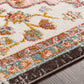 HENSBROEK Tapis Vintage - Tapis Persan, Salon, Chambre, Salle à Manger - Tapis Traditionnel Oriental, Poils Courts, Doux - Rose, Blanc