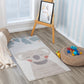 AUDRI Tapis Enfant - Tapis Chambre, Garçon, Fille, Bébé, Salle de Jeu, Poils Doux, Résistant, Entretien Facile - Beige, Ivoire