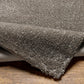 BOXHOLM Tapis Shaggy - Tapis Moderne, Salon, Chambre - Tapis Uni à Poils Longs, Épais, Doux, Moelleux, Entretien Facile - Gris Foncé