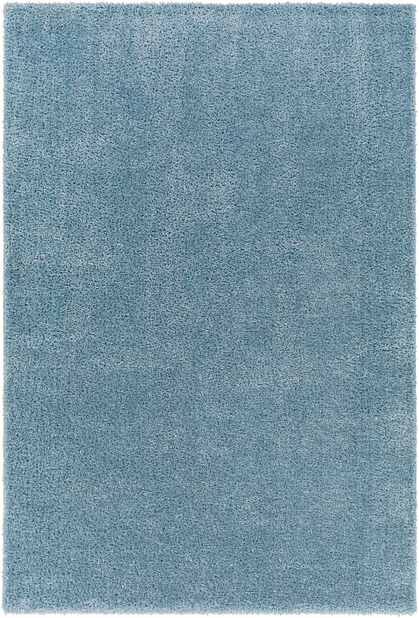 BOXHOLM Tapis Shaggy - Tapis Moderne, Salon, Chambre - Tapis Uni à Poils Longs, Épais, Doux, Durable, Moelleux, Entretien Facile - Bleu