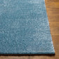 BOXHOLM Tapis Shaggy - Tapis Moderne, Salon, Chambre - Tapis Uni à Poils Longs, Épais, Doux, Durable, Moelleux, Entretien Facile - Bleu