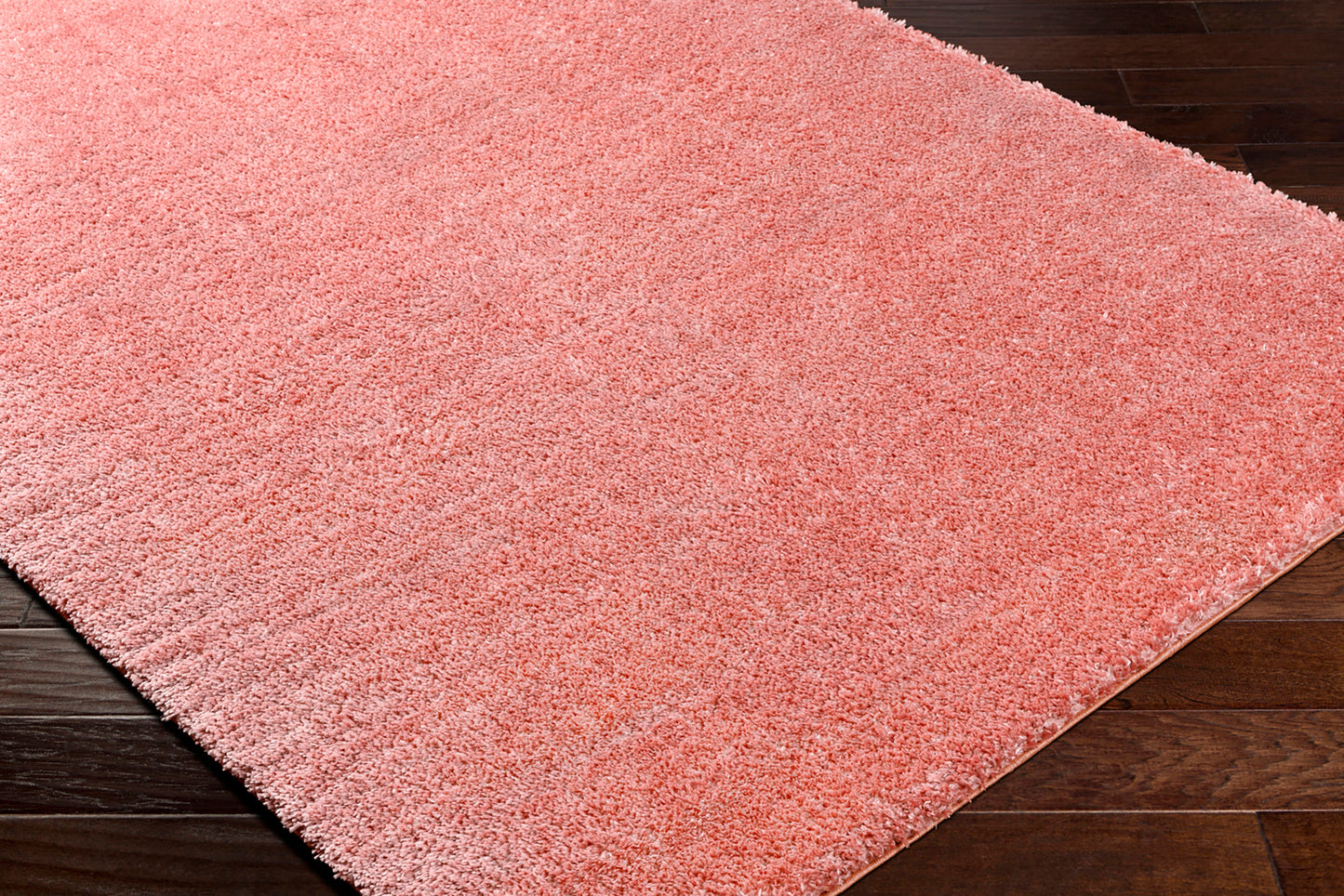 BOXHOLM Shaggy Teppich I Wohnzimmer, Schlafzimmer I Moderner Hochfloriger Teppich, Weicher Langflor Teppich, Plegeleicht I Rosa