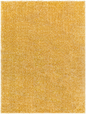 BOXHOLM Tapis Shaggy - Tapis Moderne, Salon, Chambre - Tapis Uni à Poils Longs, Épais, Doux, Moelleux, Entretien Facile - Jaune