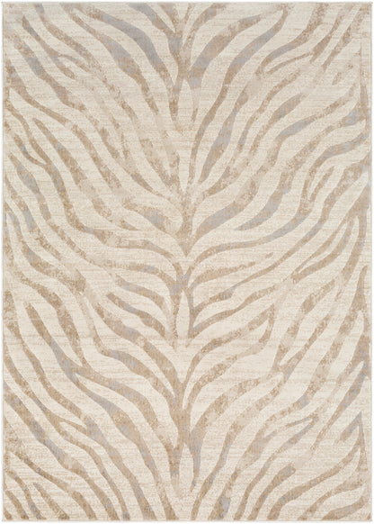 CHAMBERY Tapis Scandinave - Tapis Moderne, Couloir, Salon, Chambre - Tapis Contemporain Bohème, Poils Courts, Doux - Gris, Beige