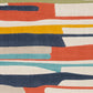 LORIENT Tapis Scandinave - Tapis Moderne, Couloir, Salon, Chambre - Tapis Contemporain, Poils Courts, Doux - Multicolore, Orange