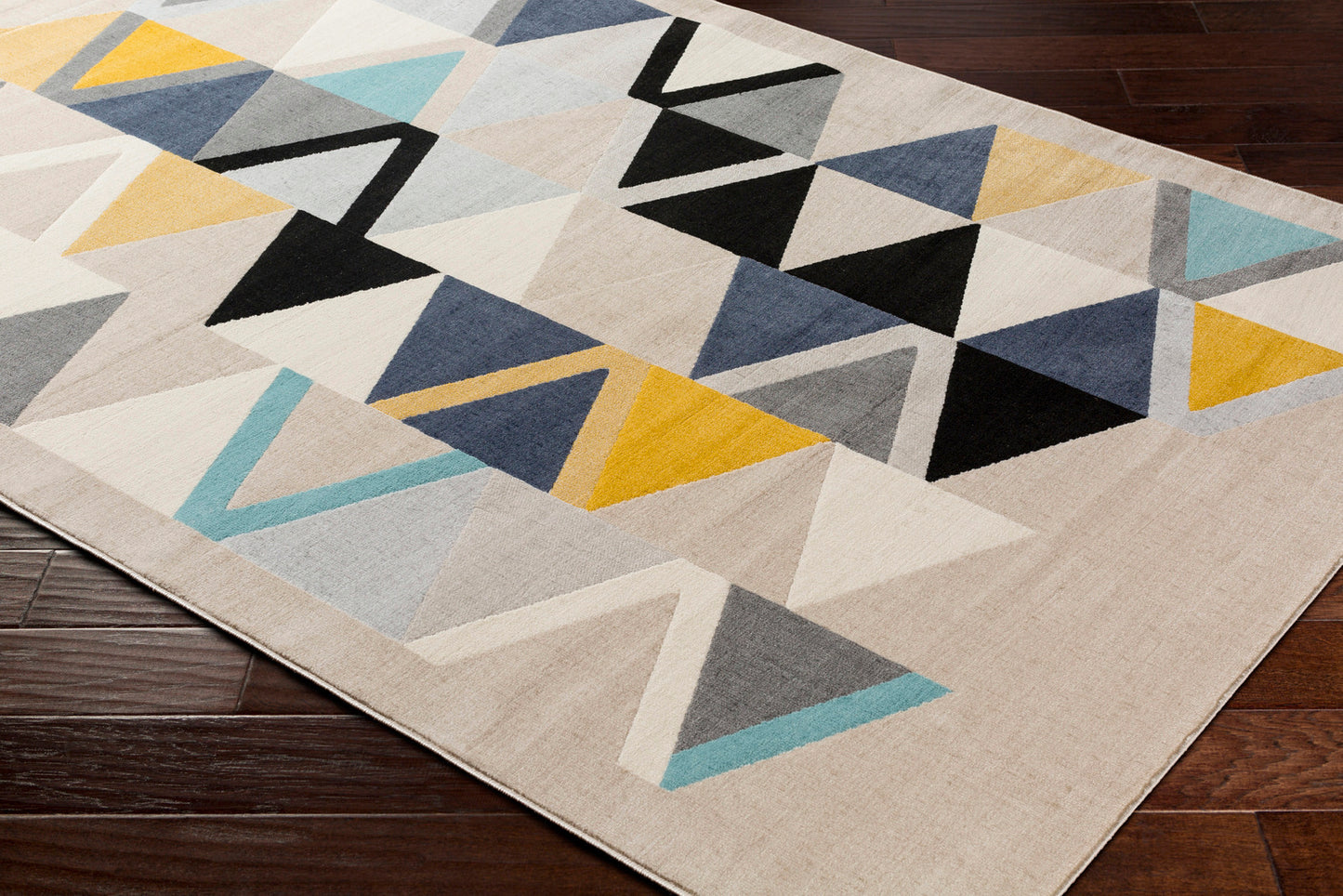 DOMWIER Tapis Scandinave - Tapis Moderne, Couloir, Salon, Chambre - Tapis Contemporain, Poils Courts, Doux, Durable - Multicolore, Gris