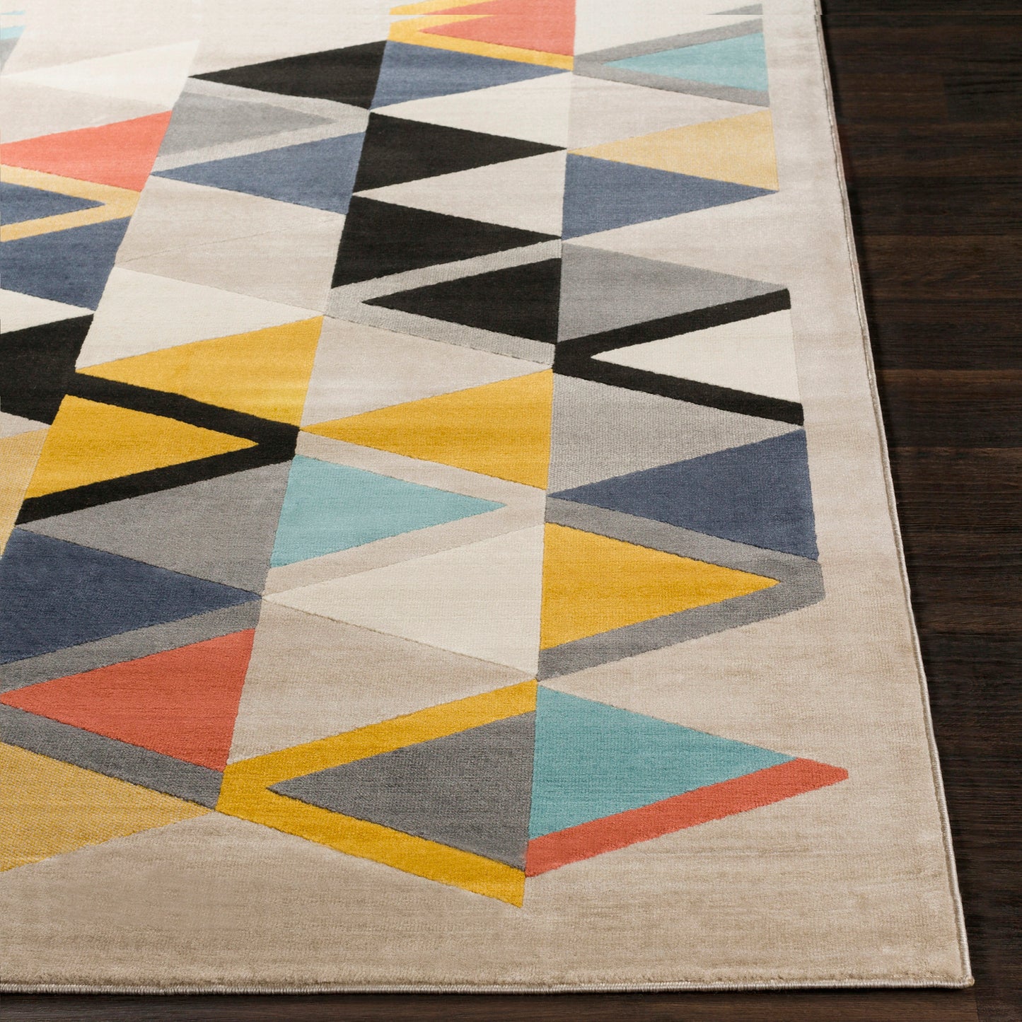 DOMWIER Tapis Scandinave - Tapis Moderne, Couloir, Salon, Chambre - Tapis Contemporain, Poils Courts, Doux, Durable - Multicolore, Beige