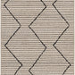 KOMA Tapis Berbère - Tapis Traditionnel, Salon, Chambre - Tapis Ethnique à Poils Courts, Doux, Entretien Facile - Ivoire, Beige