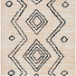 MONAGRA Tapis Berbère - Tapis Traditionnel, Salon, Chambre - Tapis Ethnique à Poils Courts, Doux, Entretien Facile - Gris, Beige