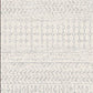 LOUISE Tapis Scandinave - Tapis Moderne, Salon, Chambre - Tapis Contemporain Bohème, Poils Courts, Doux, Entretien Facile - Gris, Blanc