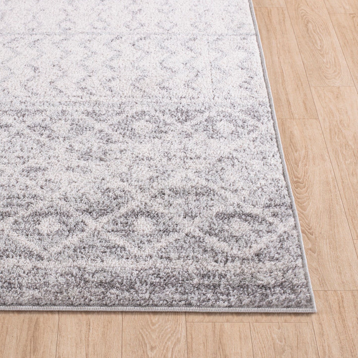 LOUISE Tapis Scandinave - Tapis Moderne, Salon, Chambre - Tapis Contemporain Bohème, Poils Courts, Doux, Entretien Facile - Gris, Blanc