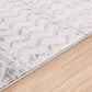 LOUISE Tapis Scandinave - Tapis Moderne, Salon, Chambre - Tapis Contemporain Bohème, Poils Courts, Doux, Entretien Facile - Gris, Blanc