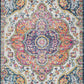 LOLA Tapis Vintage - Tapis Persan, Salon, Chambre, Salle à Manger - Tapis Traditionnel Oriental, Poils Courts, Doux - Multicolore, Rose