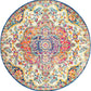 LOLA Tapis Vintage - Tapis Persan, Salon, Chambre, Salle à Manger - Tapis Traditionnel Oriental, Poils Courts, Doux - Multicolore, Rose