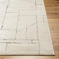 SHERITTA Tapis Scandinave - Tapis Moderne, Salon, Chambre - Tapis Contemporain, Poils Courts, Doux, Entretien Facile - Ivoire, Gris