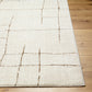 ALEXSIS Tapis Scandinave - Tapis Moderne, Salon, Chambre - Tapis Contemporain, Poils Courts, Doux, Entretien Facile - Ivoire, Terracotta