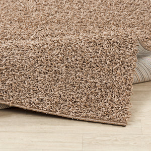 TORRIS Tapis Shaggy - Tapis Moderne, Couloir, Salon, Chambre - Tapis Uni à Poils Longs, Épais, Doux, Moelleux, Entretien Facile - Gris