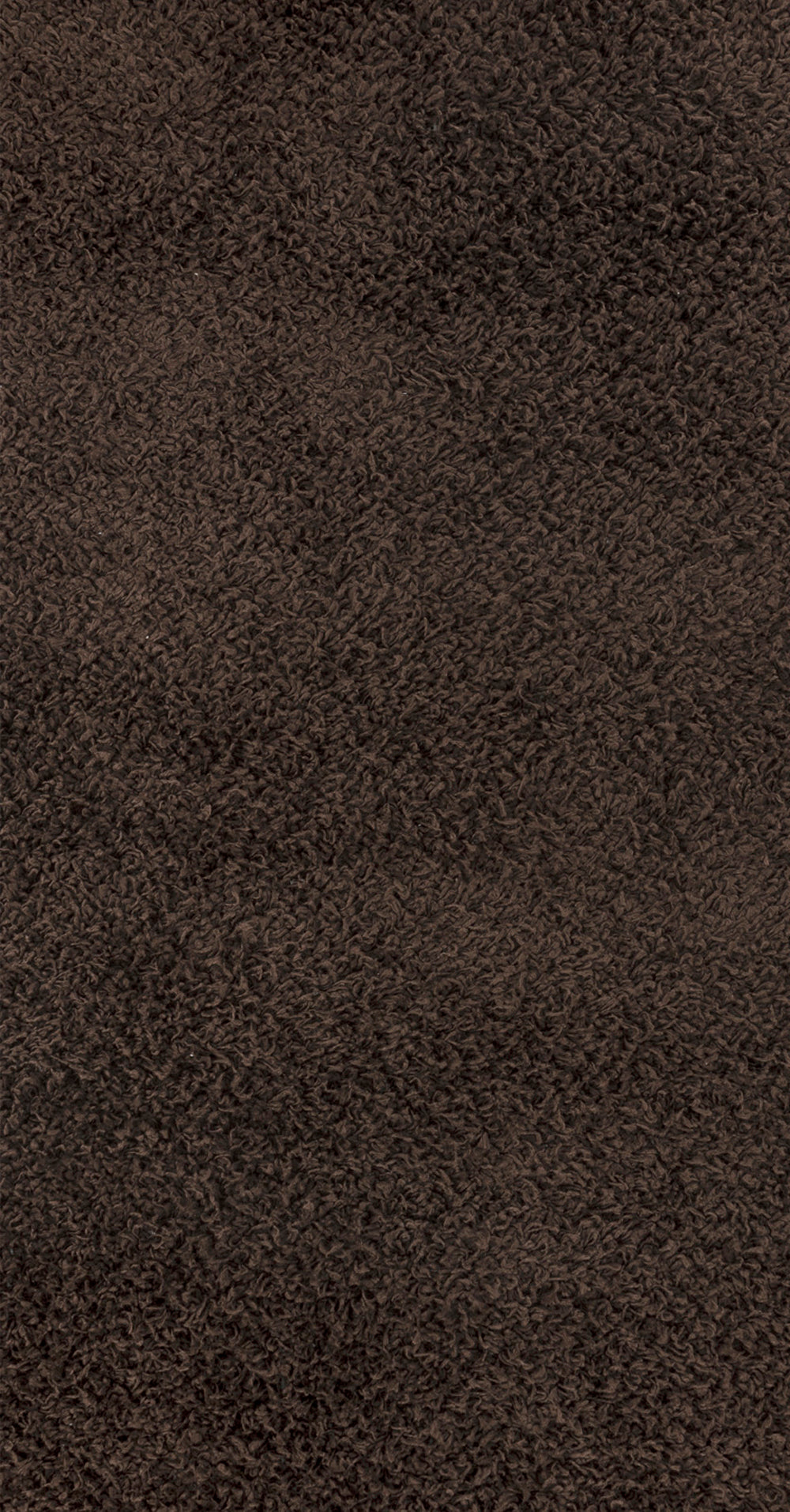 TORRIS Tapis Shaggy - Tapis Moderne, Couloir, Salon, Chambre - Tapis Uni à Poils Longs, Doux, Moelleux, Entretien Facile - Marron Foncé