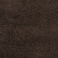 TORRIS Tapis Shaggy - Tapis Moderne, Couloir, Salon, Chambre - Tapis Uni à Poils Longs, Doux, Moelleux, Entretien Facile - Marron Foncé