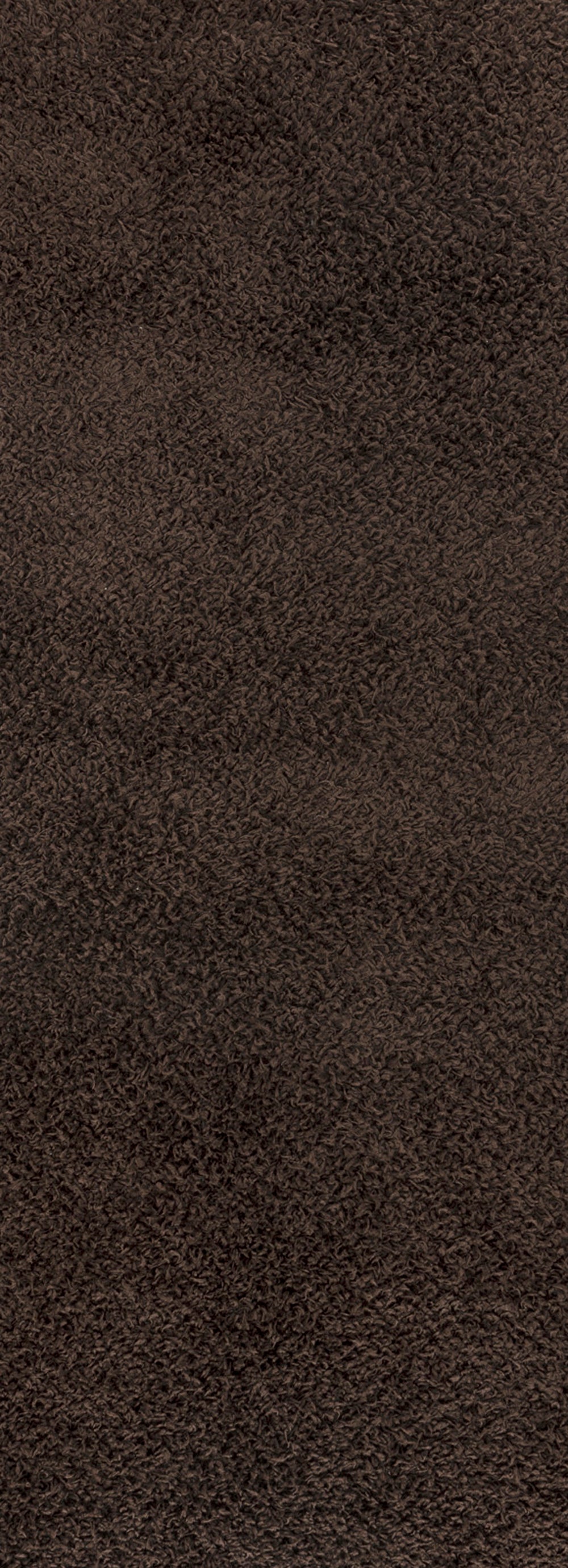 TORRIS Tapis Shaggy - Tapis Moderne, Couloir, Salon, Chambre - Tapis Uni à Poils Longs, Doux, Moelleux, Entretien Facile - Marron Foncé