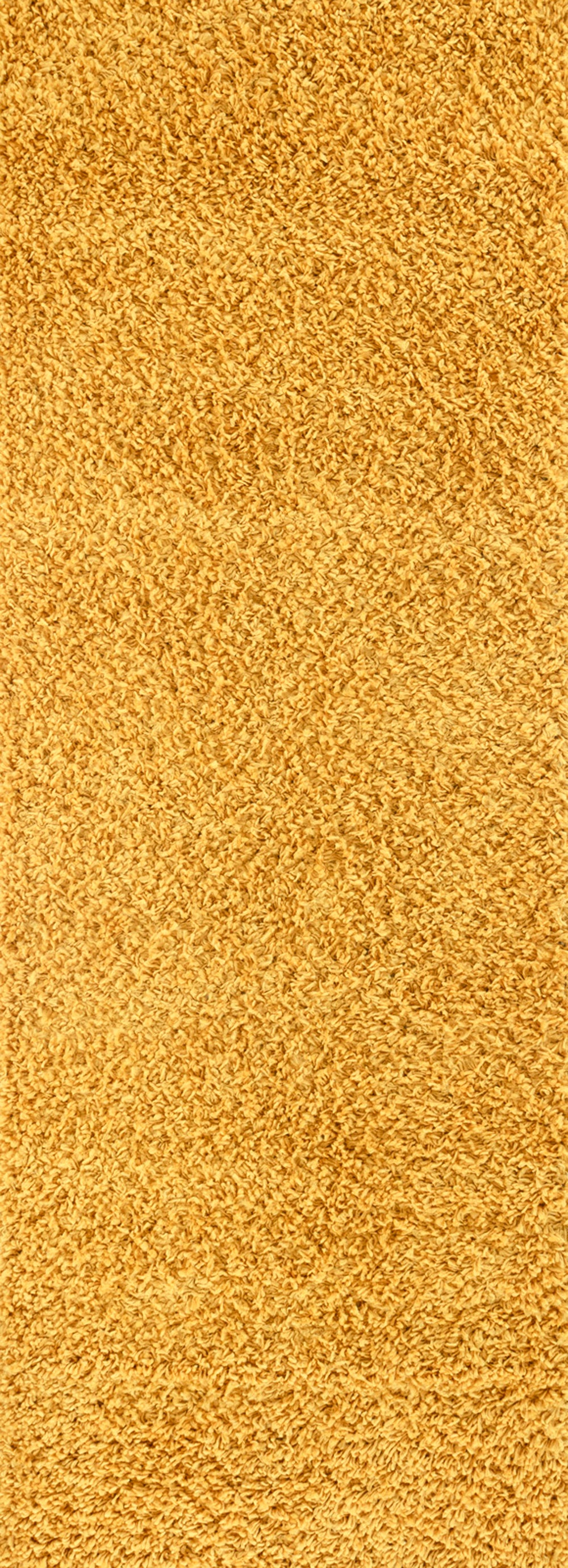 TORRIS Tapis Shaggy - Tapis Moderne, Couloir, Salon, Chambre - Tapis Uni à Poils Longs, Épais, Doux, Moelleux, Entretien Facile - Jaune