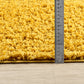 TORRIS Tapis Shaggy - Tapis Moderne, Couloir, Salon, Chambre - Tapis Uni à Poils Longs, Épais, Doux, Moelleux, Entretien Facile - Jaune