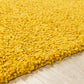 TORRIS Tapis Shaggy - Tapis Moderne, Couloir, Salon, Chambre - Tapis Uni à Poils Longs, Épais, Doux, Moelleux, Entretien Facile - Jaune