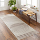 NEERBOSCH Tapis Scandinave - Tapis Moderne, Salon, Chambre - Tapis Contemporain, Poils Courts, Doux, Entretien Facile - Brun, Ivoire