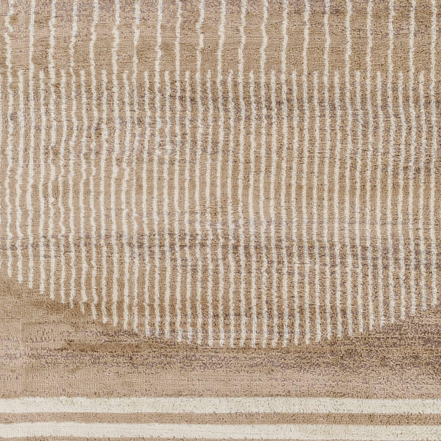 NEERBOSCH Tapis Scandinave - Tapis Moderne, Salon, Chambre - Tapis Contemporain, Poils Courts, Doux, Entretien Facile - Brun, Beige