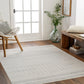 NEERBOSCH Tapis Scandinave - Tapis Moderne, Salon, Chambre - Tapis Contemporain, Poils Courts, Doux, Entretien Facile - Ivoire, Gris