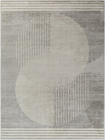 LAKIN Tapis Scandinave - Tapis Moderne, Salon, Chambre - Tapis Contemporain, Poils Courts, Doux, Entretien Facile - Gris, Beige