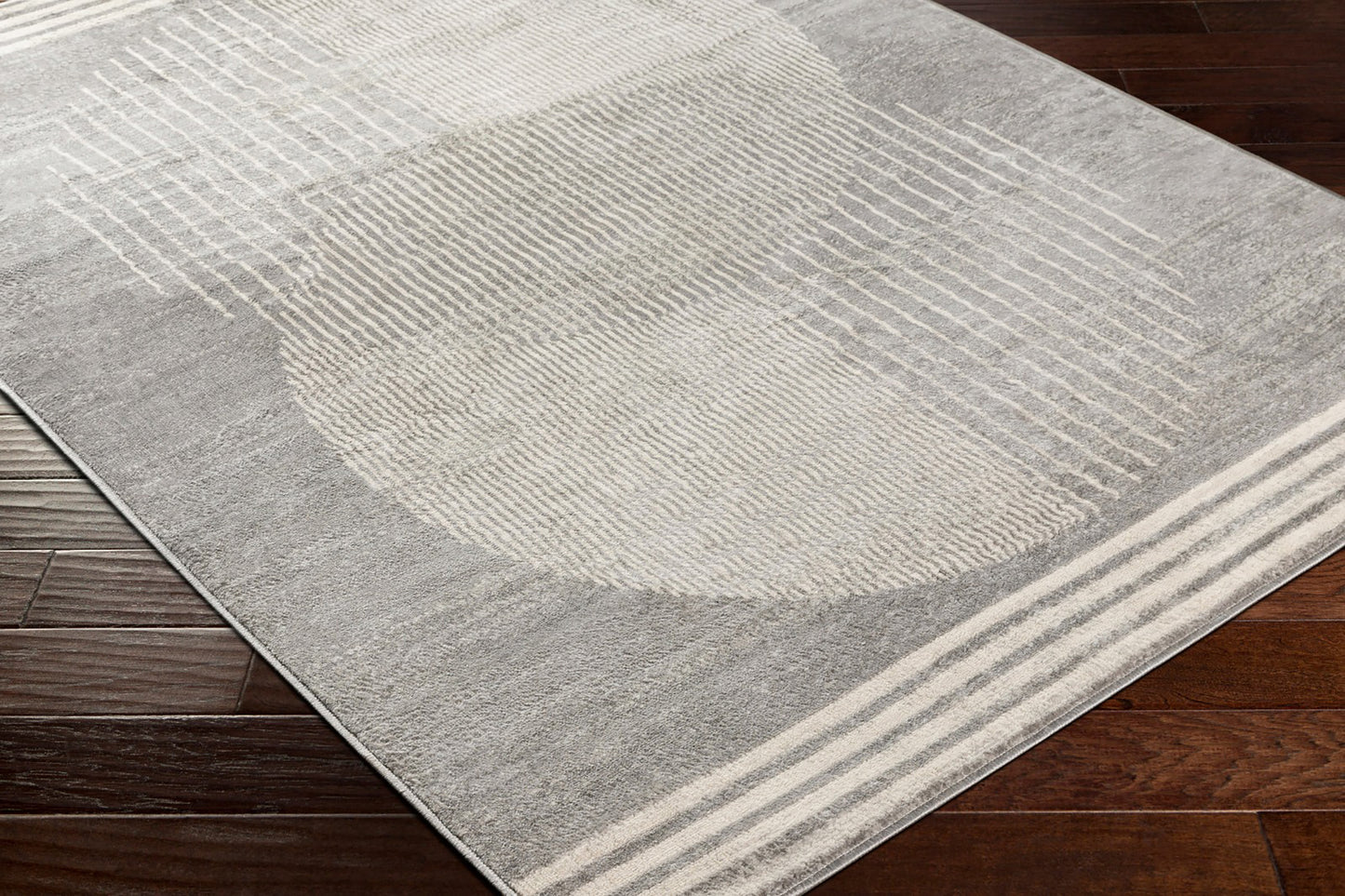 LAKIN Tapis Scandinave - Tapis Moderne, Salon, Chambre - Tapis Contemporain, Poils Courts, Doux, Entretien Facile - Gris, Beige