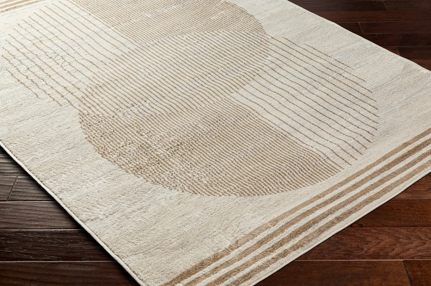 LAKIN Tapis Scandinave - Tapis Moderne, Salon, Chambre - Tapis Contemporain, Poils Courts, Doux, Entretien Facile - Beige, Brun