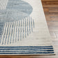 LAKIN Tapis Scandinave - Tapis Moderne, Salon, Chambre - Tapis Contemporain, Poils Courts, Doux, Durable, Entretien Facile - Bleu, Gris