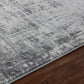 KAMISHA Tapis Abstrait - Tapis Moderne, Salon, Chambre, Salle à Manger - Tapis Design Marbre Moucheté à Poils Courts, Doux - Gris, Blanc